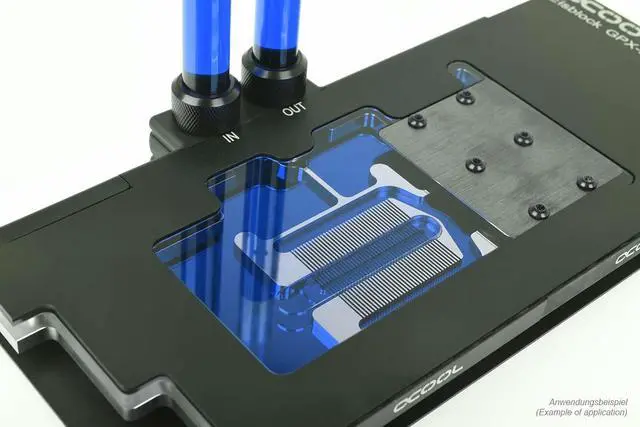 Alt view image 2 of 6 - Alphacool Eiswasser - Premixed Coolant - Crystal Blue - 1000ml (18547)