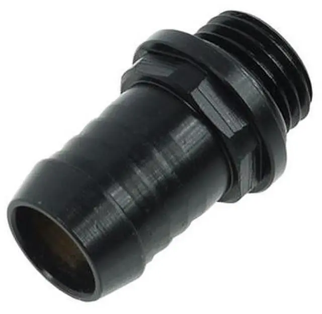 Main image of Alphacool G1/4 1/2" (13mm) Barbed Fitting with O-Ring "FatBoy" - Deep Black (17090)