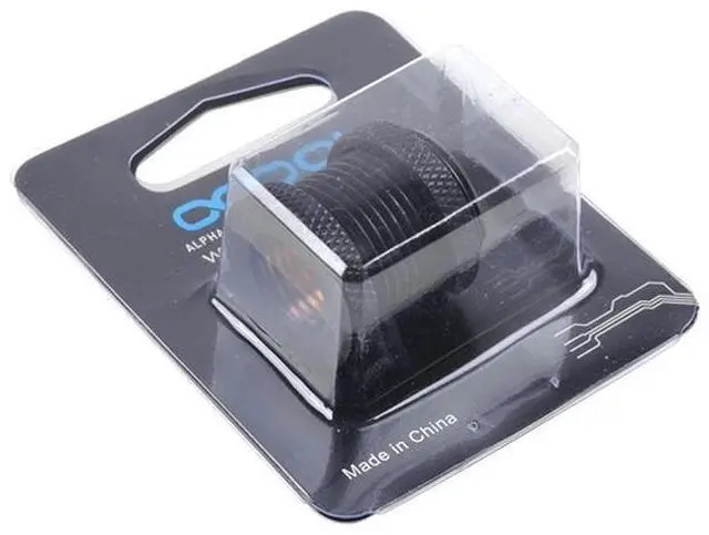 Main image of Alphacool G1/4 Bulkhead Connector - Black (17069)