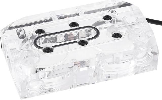 Alphacool Eisdecke Dual DC-LT Pump Top, Plexi - Newegg.com