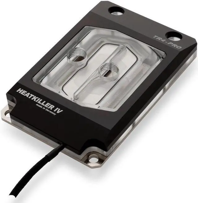 Alt view image 6 of 12 - Watercool HEATKILLER IV PRO CPU Water Block for Threadripper, AMD CPU (Socket sTR4), Acryl Ni / Black