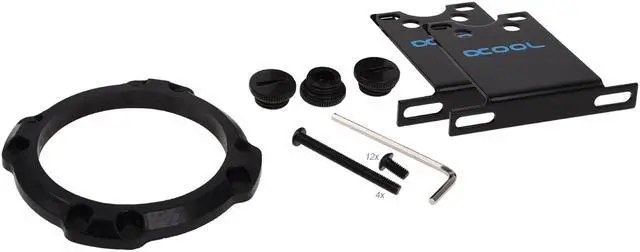 Alt view image 7 of 7 - Alphacool Eisdecke D5 Top - Black Acetal G1/4 - V.3 (13188)