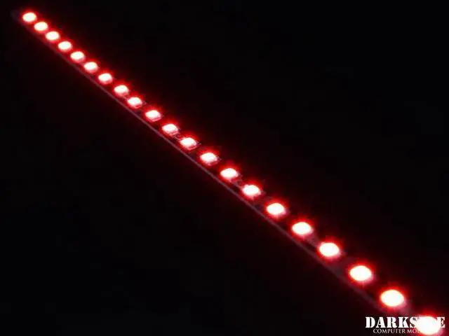 Alt view image 2 of 5 - DarkSide 12" CONNECT G2 Dimmable Rigid LED Strip - RED (DS-0620)
