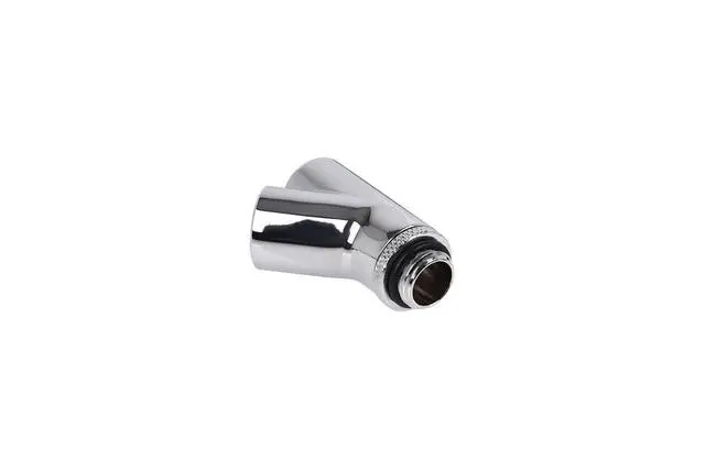 Alt view image 3 of 3 - Alphacool Eiszapfen Y-Connector 45° Rotatable G1/4 Outer Thread to 2x G1/4 Inner Thread - Chrome (17400)
