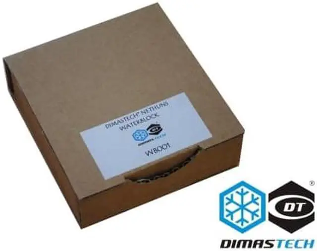 Alt view image 5 of 5 - DimastechÂ® Nethuns WaterBlock Sockets 775/115x/1366 Black (WB001)