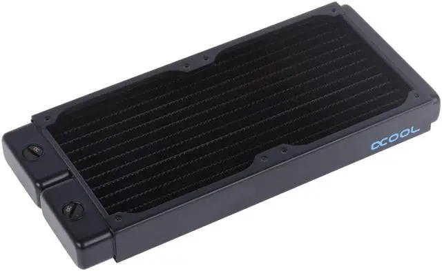 Alt view image 2 of 3 - alphacool 14344 nexxxos st30 full copper 240mm radiator v.2 water cooling radiators