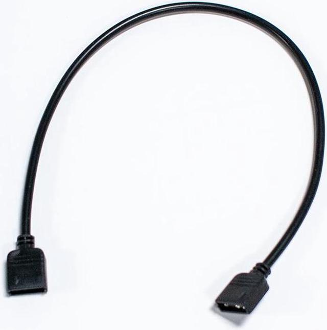Main image of ModMyMods 3-Pin Female Addressable RGB LED Strip 30cm Extension Cable - Black (MOD-0280)