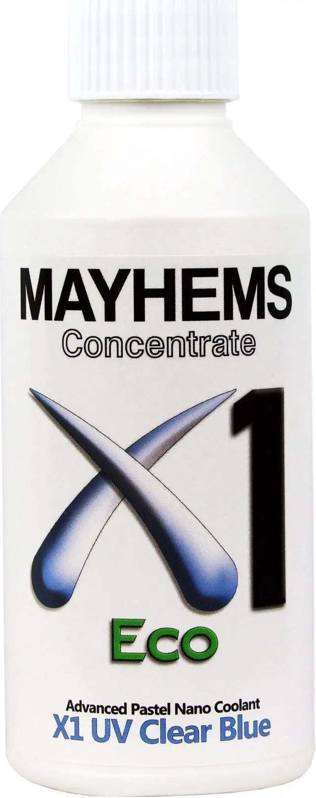Alt view image 2 of 3 - Mayhems X1 V2 Concentrate Coolant - UV Clear Blue | 250ml (MX1UVCB250)