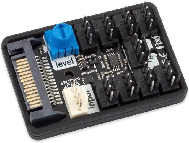 Alt view image 2 of 4 - Aquacomputer SPLITTY9 ACTIVE Splitter (53283)