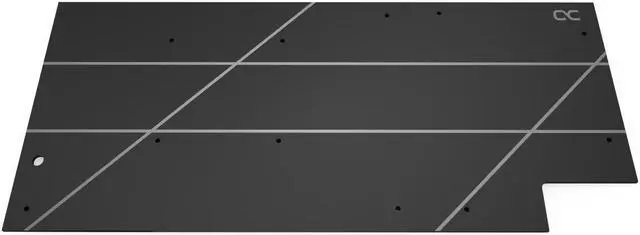 Main image of Alphacool Eisblock Aurora Backplate GPX-A AMD Radeon RX 5700 XT Asrock Taichi X8 8G OC (12977)