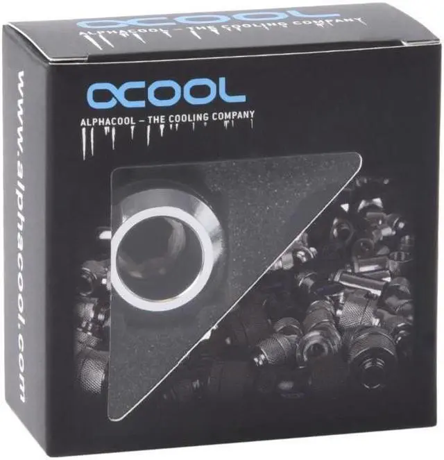 Alt view image 4 of 7 - Alphacool Eiszapfen PRO 16mm HardTube Fitting G1/4 - Chrome (17472)