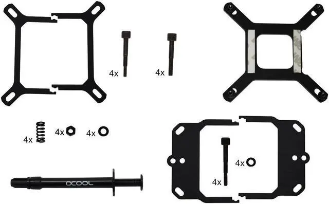 Alt view image 5 of 10 - Alphacool Eisblock XPX 1U CPU Water Block, Black