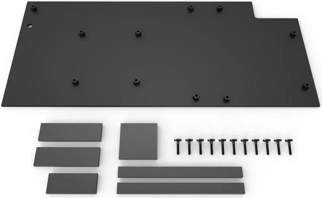 Alt view image 2 of 2 - Alphacool Eisblock Aurora Backplate GPX-A AMD Radeon RX 5700 XT Asrock Taichi X8 8G OC (12977)