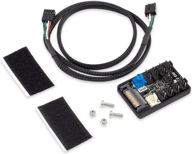 Alt view image 4 of 4 - Aquacomputer SPLITTY9 ACTIVE Splitter (53283)