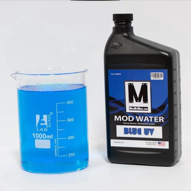 Alt view image 5 of 7 - ModMyMods ModWater PC Coolant- Blue UV – 1 Liter (MOD-0279)