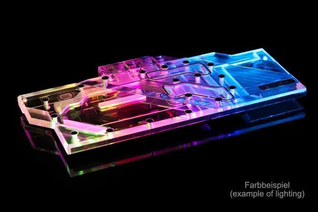 Alt view image 2 of 6 - Alphacool Eisblock Aurora Plexi GPX-A AMD Radeon RX 5700 XT Asrock Taichi X8 8G OC (11759)