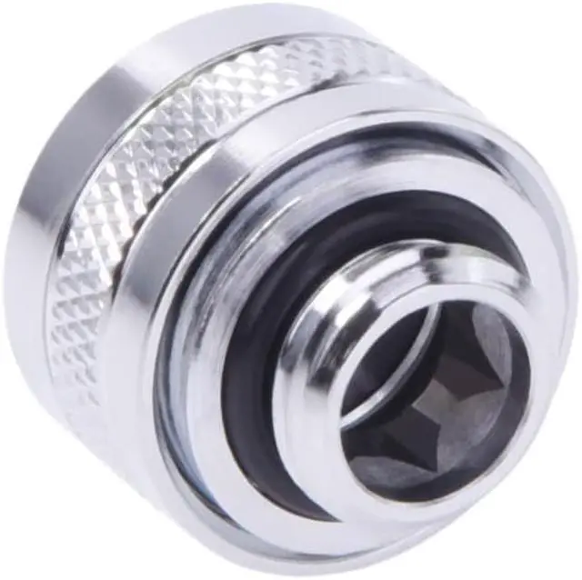 Alt view image 3 of 9 - Alphacool Eiszapfen PRO 13mm HardTube Fitting G1/4 - Six Pack - Chrome (17474)