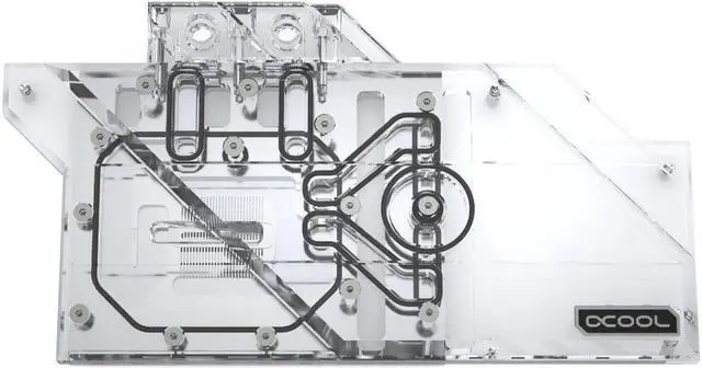 Main image of Alphacool Eisblock Aurora Plexi GPX-A AMD Radeon RX 5700 XT Asrock Taichi X8 8G OC (11759)
