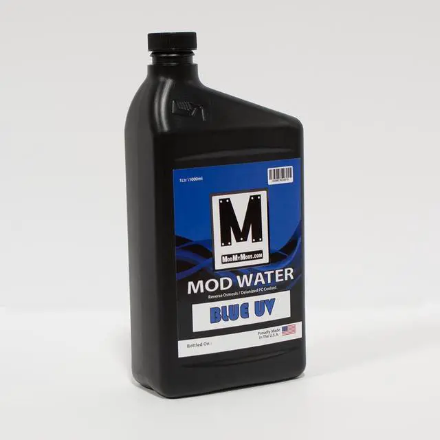 Main image of ModMyMods ModWater PC Coolant- Blue UV – 1 Liter (MOD-0279)