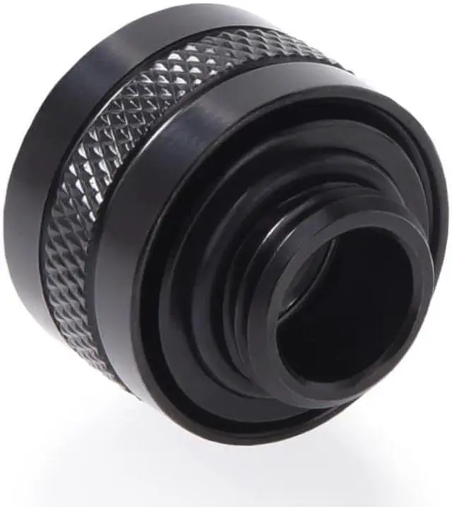Alt view image 2 of 7 - Alphacool Eiszapfen PRO 13mm HardTube Fitting G1/4 - Deep Black (17471)