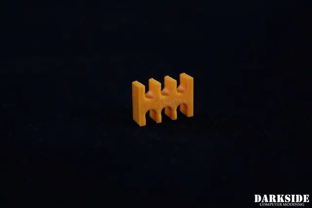 Alt view image 2 of 3 - Darkside 6-Pin Cable Management Holder - Orange (3DS-0072)