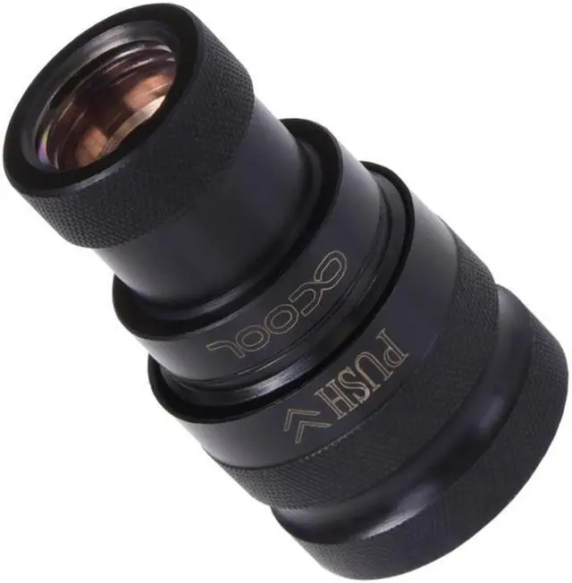Alt view image 2 of 3 - Alphacool Eiszapfen Quick Release Female G1/4 Inner Thread - Deep Black (17457)