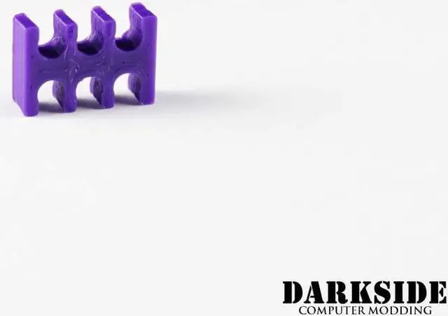 Alt view image 2 of 6 - Darkside 6-Pin Cable Management Holder - Dark Purple (3DS-0115)