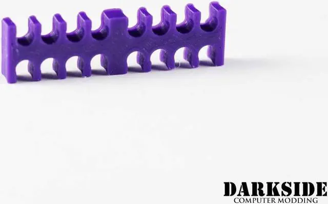 Alt view image 2 of 4 - Darkside 16-Pin Cable Management Holder - Dark Purple (3DS-0119)