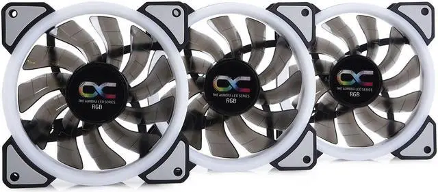 Alt view image 2 of 14 - Alphacool Eiszyklon Aurora LUX Digital RGB - 3 Pack - (120x120x25mm) (24804)
