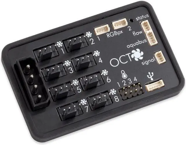 Main image of Aquacomputer OCTO Fan Controller for PWM-Fans (53286)