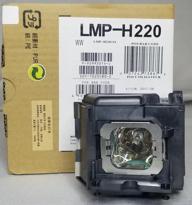 Main image of OEM VPL-VW295ES Projector Lamp & Housing  Replacement with 1-Year Jaspertronics Warranty  High Performance, Reliable, New Lamp in Retail Packaging