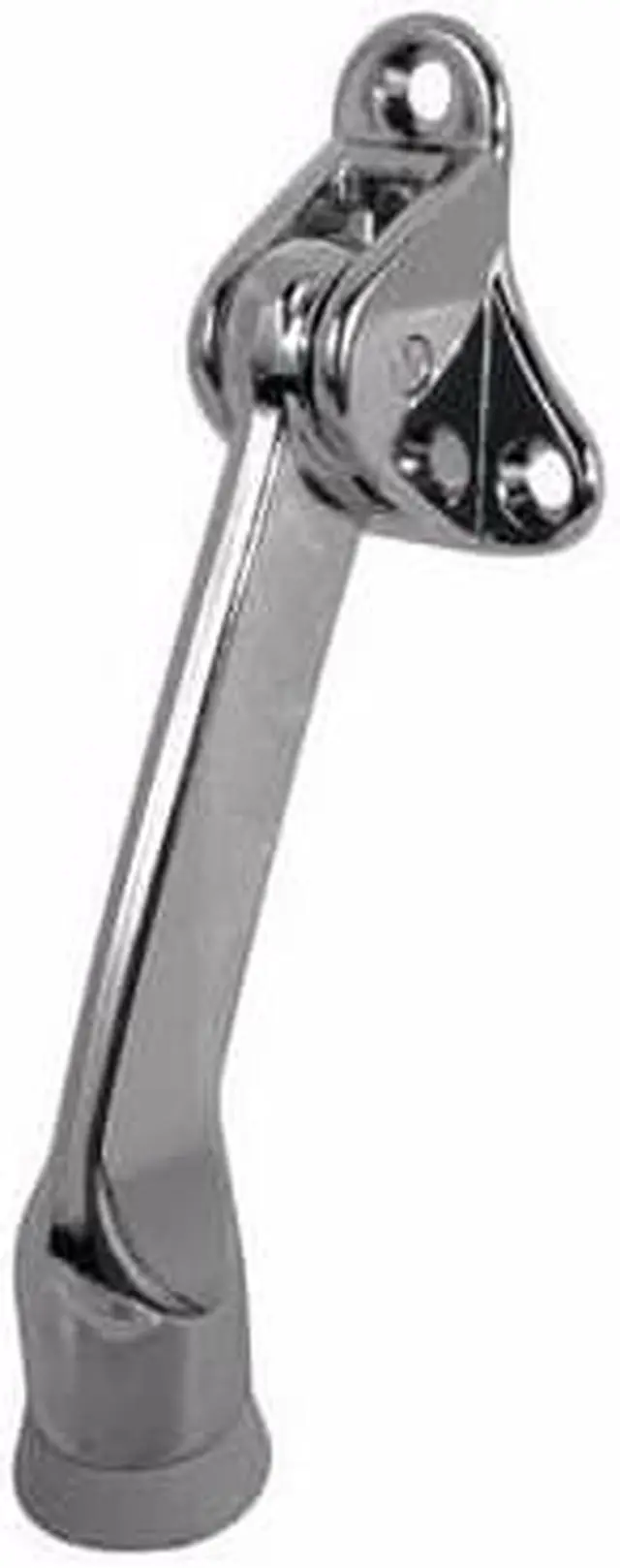 Alt view image 2 of 4 - Ultra Hardware, 36002, Polished Chrome, 4" Heavy Duty Zinc Die Cast Drop Down Door Holder Stop