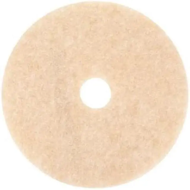 Main image of 3M Super Polish Floor Pads 4100 27" Diameter White 5/Carton 20313