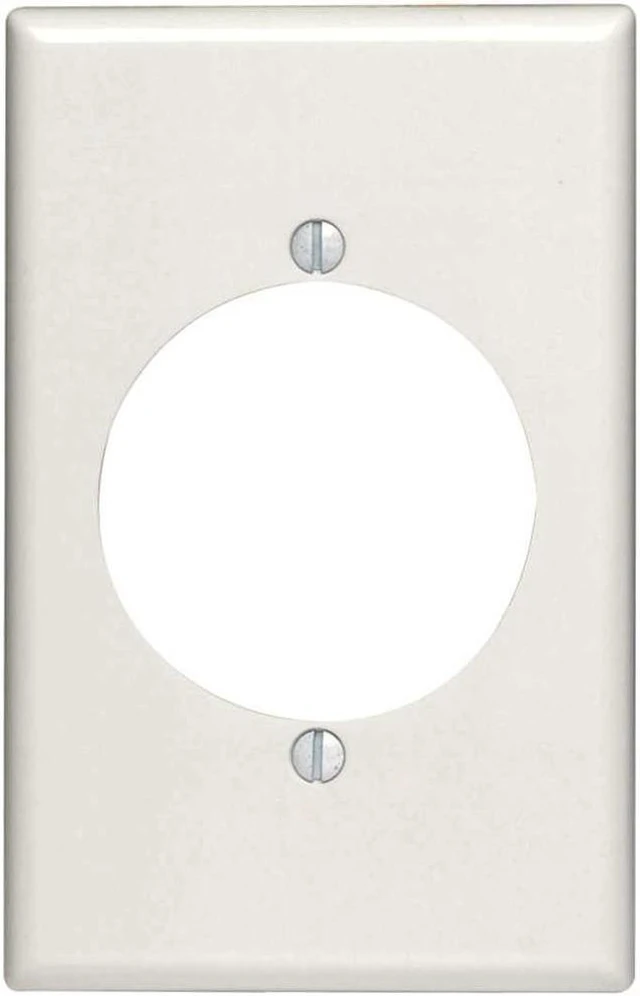 Alt view image 2 of 3 - Wall Plate Flush 1-Gang White LEVITON MFG Standard Switch Plates 80528-W