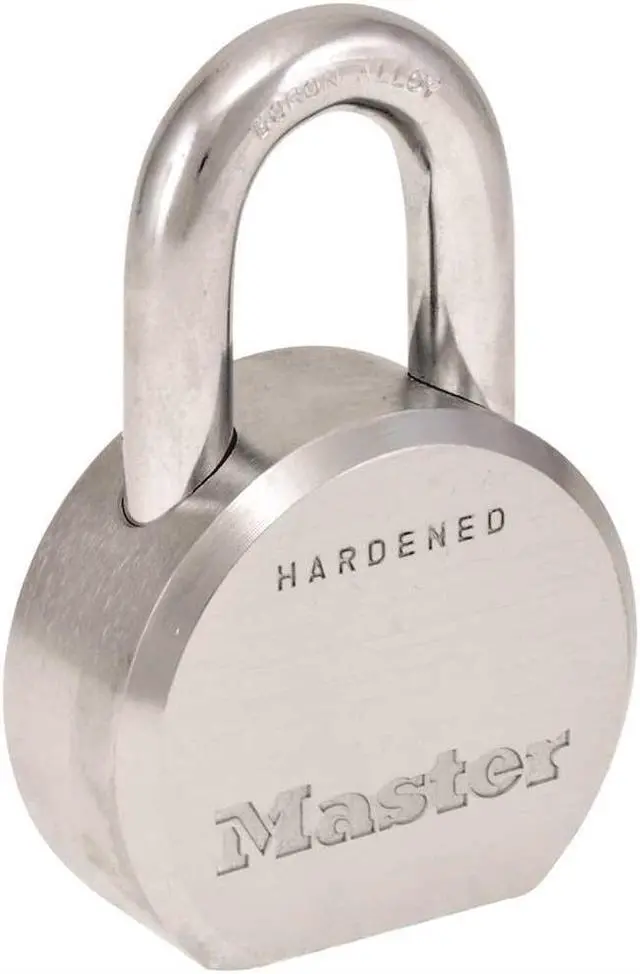Alt view image 2 of 3 - Alike-Keyed Padlock, Open Shackle Type, 1-1/8" Shackle Height, Silver