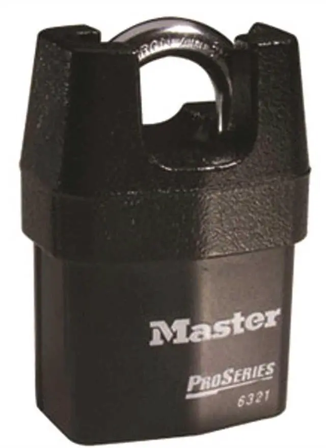Alt view image 3 of 8 - Master Lock, LLC Rekeyable Padlock Pro Series High Security 2.125"Wide BK 6321