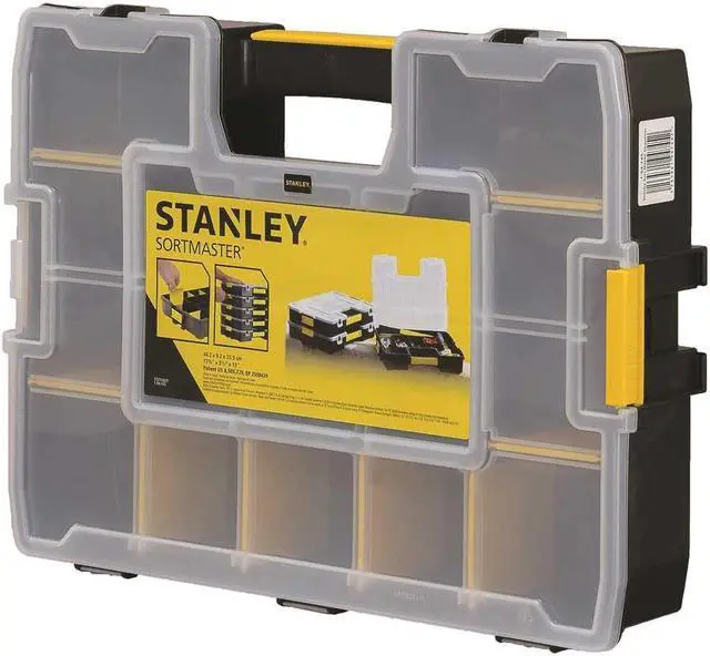 Alt view image 9 of 13 - STANLEY STST14027 14 Bin SORTMASTER® Parts Organizer (STST14027)