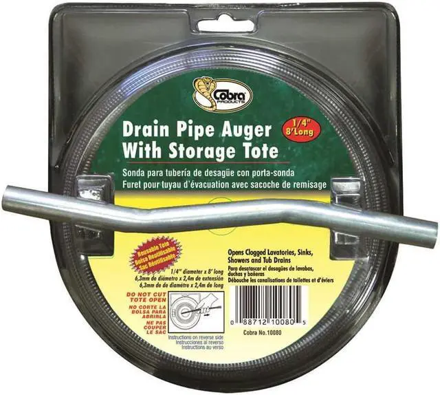 Alt view image 4 of 5 - Cobra Products 10250 1/4X25-Foot Drain Auger 1/4\ Diameter"  - Carded