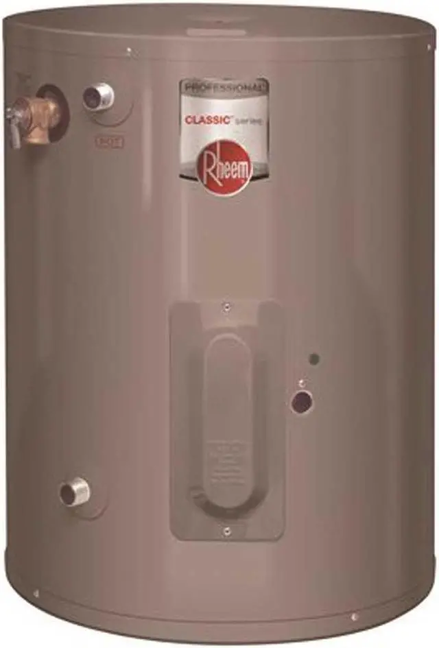 Alt view image 3 of 3 - RHEEM PROE6 1 RH POU 6 gal, 120V, 16.7 A Amps, Residential Mini Tank Water