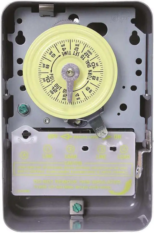 Alt view image 7 of 10 - Time Clock 24 Hour Dpst 208-277V Intermatic Inc Misc. Office Supplies T104-20