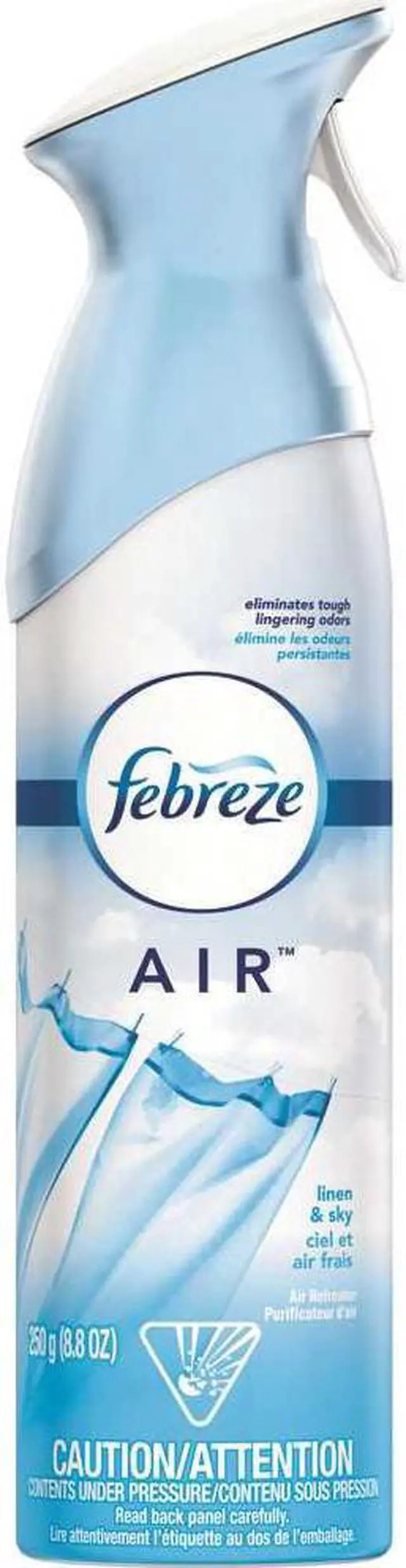 Alt view image 2 of 8 - Febreze 96256 Air, Linen & Sky, 8.8 Oz Aerosol, single bottle