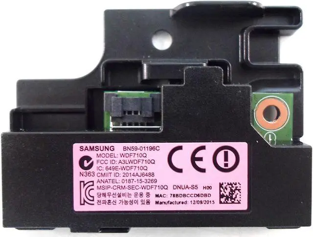 Alt view image 2 of 4 - Samsung BN59-01196C for UN32J5205AFXZA WiFi Module