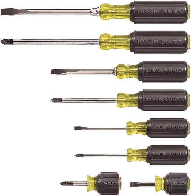 Alt view image 3 of 10 - KLEIN TOOLS 85078 8-Piece Assorted Screwdriver Set, Phillips/Cabinet/Keystone