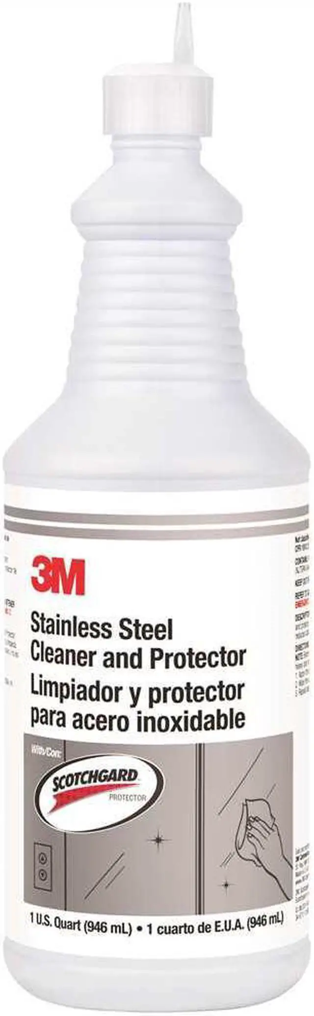 Alt view image 2 of 6 - Cleaner,Stainless Steel,32 oz.,PK6 3M 85901