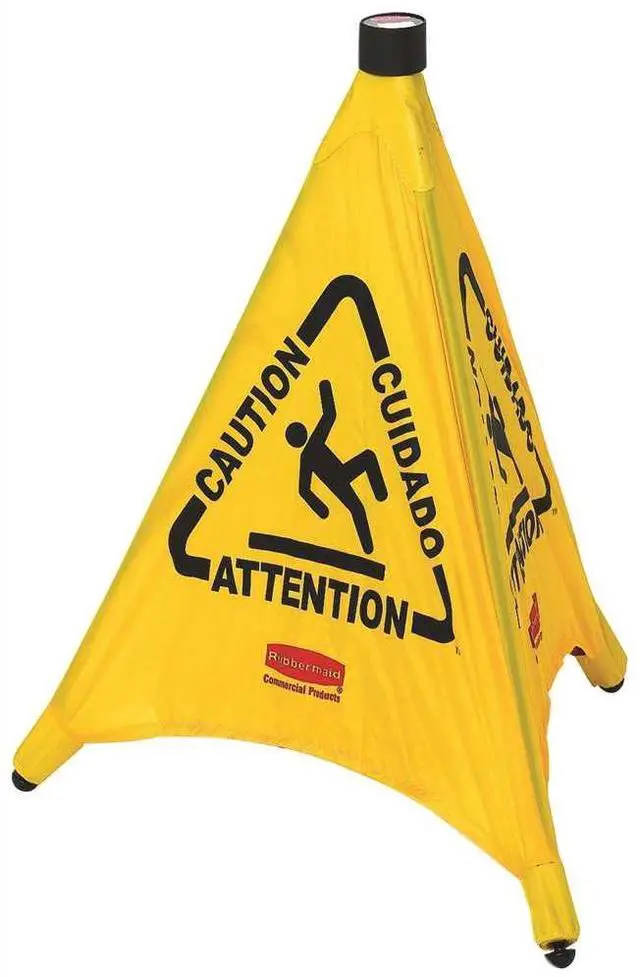 Alt view image 6 of 12 - Rubbermaid Commercial Cones,Safety,20",Caution 9S00 YEL