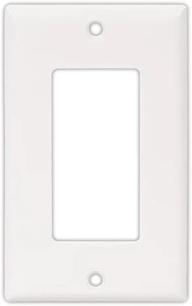 Alt view image 2 of 2 - Cooper Wiring Devices 2151W 1-Gang Decora-Style Thermoset Wallplate - White