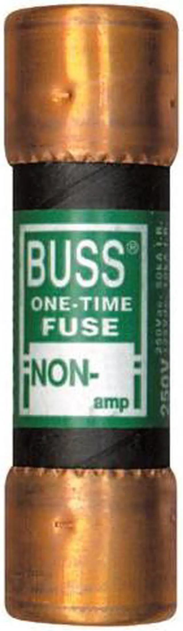 Alt view image 2 of 2 - Bussmann NON-30 30 Amp One Time Cartridge Fuse Non Current Limiting Class K5, 250V UL Listed
