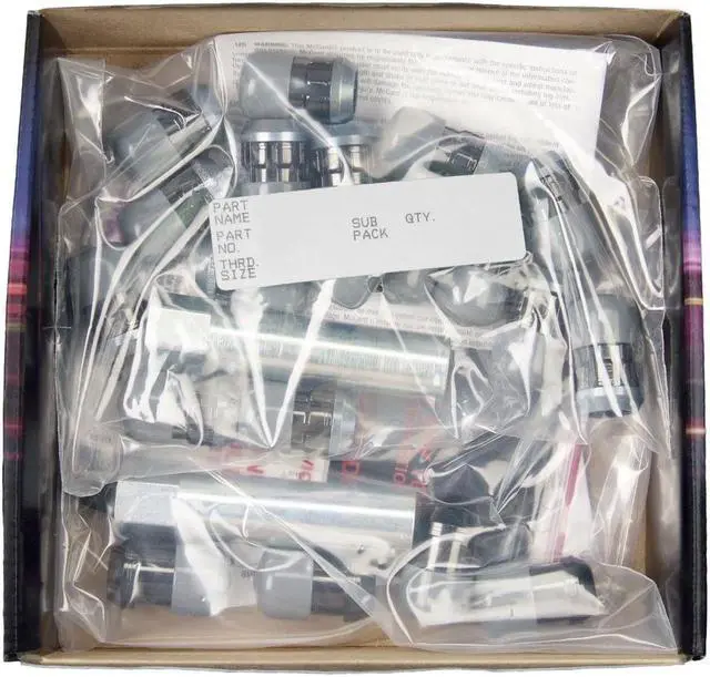 Alt view image 5 of 10 - McGard 65554BK Chrome/Black SplineDrive 5 Lug Wheel Install Kit (M12 x 1.25)