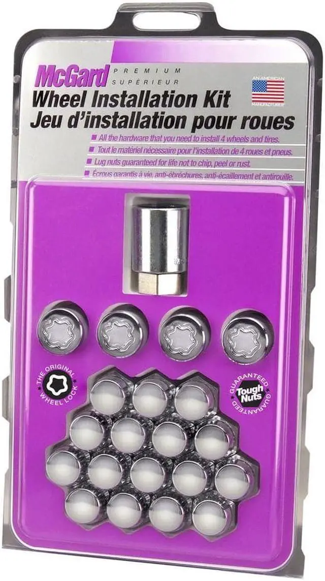 Alt view image 2 of 5 - McGard 84530CN Chrome Cone Seat Wheel Installation Kit; 5 Lug (1/2"-20)