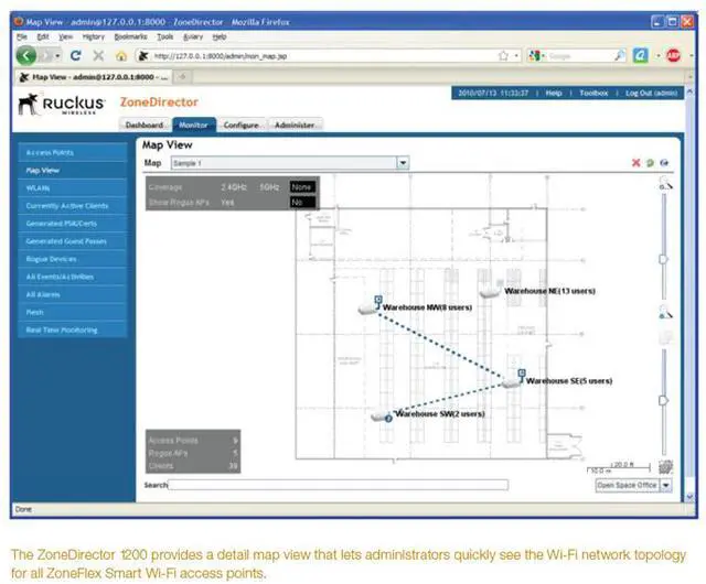 Alt view image 3 of 7 - Ruckus Wireless ZoneDirector 1200, licensed for up to 5 ZoneFlex Access Points (901-1205-UN00)